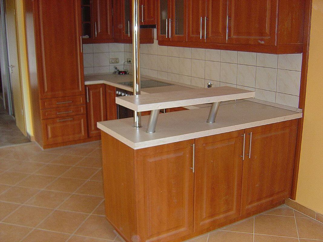Folias mdf rusztikus konyhabutosziget – Rusztikus konyhabútor munkáink | Perfekt Bútor