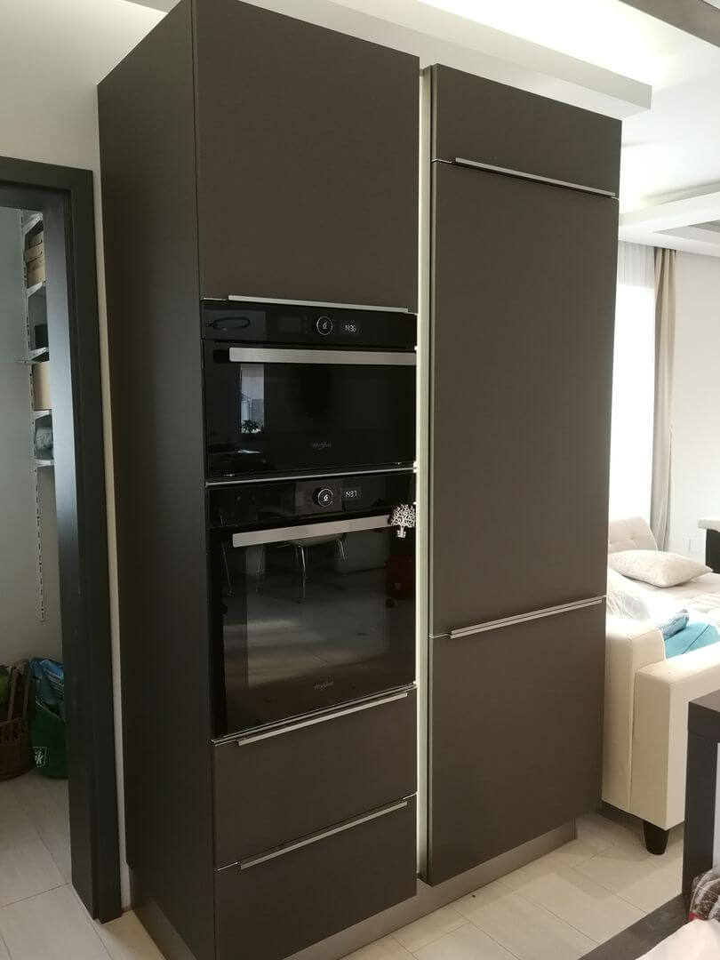 Modern konyhabutor beepitettvilagitassal – Modern konyhabútor munkáink | Perfekt Bútor